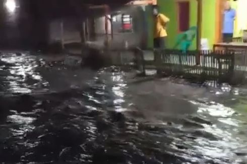 Banjir Rob di Pesisir Cipatujah Tasikmalaya, Air Masuk ke Rumah Warga