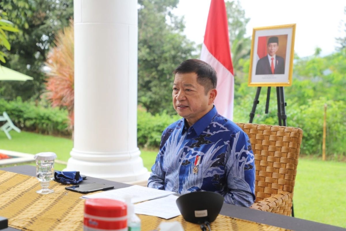 Menteri PPN/Bappenas menghadiri kegiatan SDGs Annual Conference (SAC) 2020 bertajuk 'Bangkit dari Covid-19 dengan Ilmu Pengetahuan dan Inovasi Berkelanjutan' yang berlangsung secara virtual, Kamis (17/12/2020) 