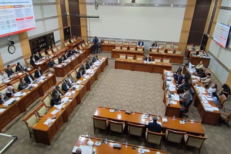 Rapat kerja antara Komisi III DPR dan KPK di Gedung DPR, Senayan, Jakarta, Senin (1/7/2024).