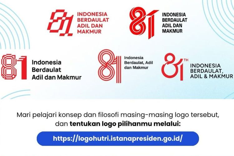 Polling Logo HUT Ke-81 RI Dibuka, Ada Hadiah Undangan Upacara dan Bantuan Pendidikan