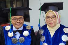 Kisah Pasangan Suami Istri Dikukuhkan Bareng Jadi Profesor Universitas Muhammadiyah Purwokerto