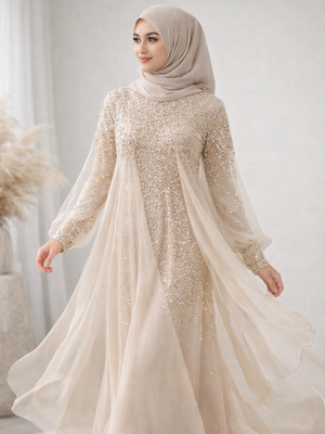 Detail Payet dan Kombinasi Organza
