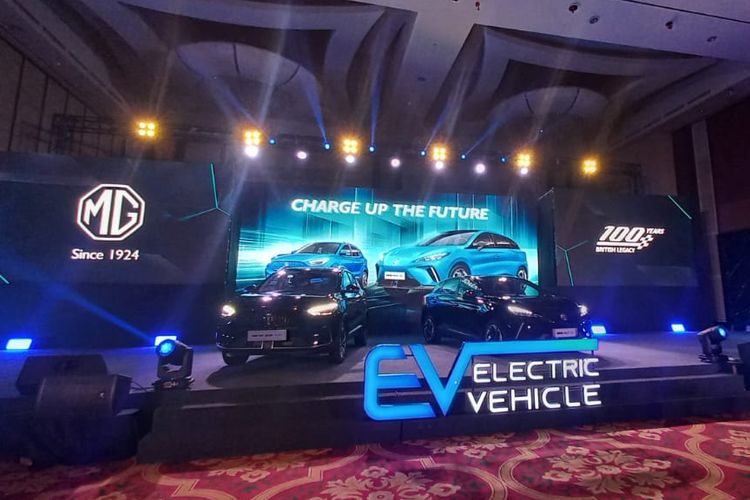 MG4 EV dan New ZS EV yang sudah dirakit secara lokal oleh MG Motor Indonesia