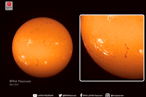 Fenomena Two Ribbon Flare Matahari Tertangkap Teleskop BRIN, Apa Itu?