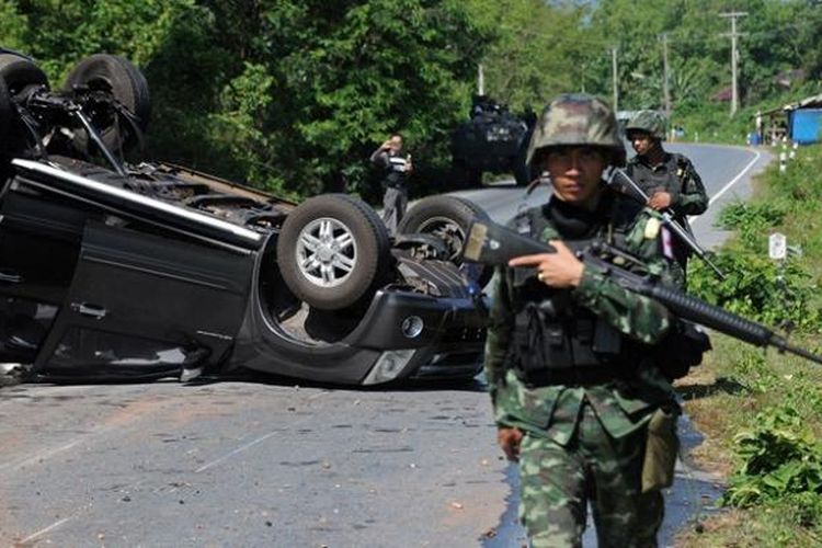 Thailand Selatan Diguncang 78 Serangan Pembakaran dan Pengeboman, Apa yang Terjadi?