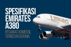 INFOGRAFIK: Spesifikasi Airbus A380, Pesawat Komersial Terbesar di Dunia