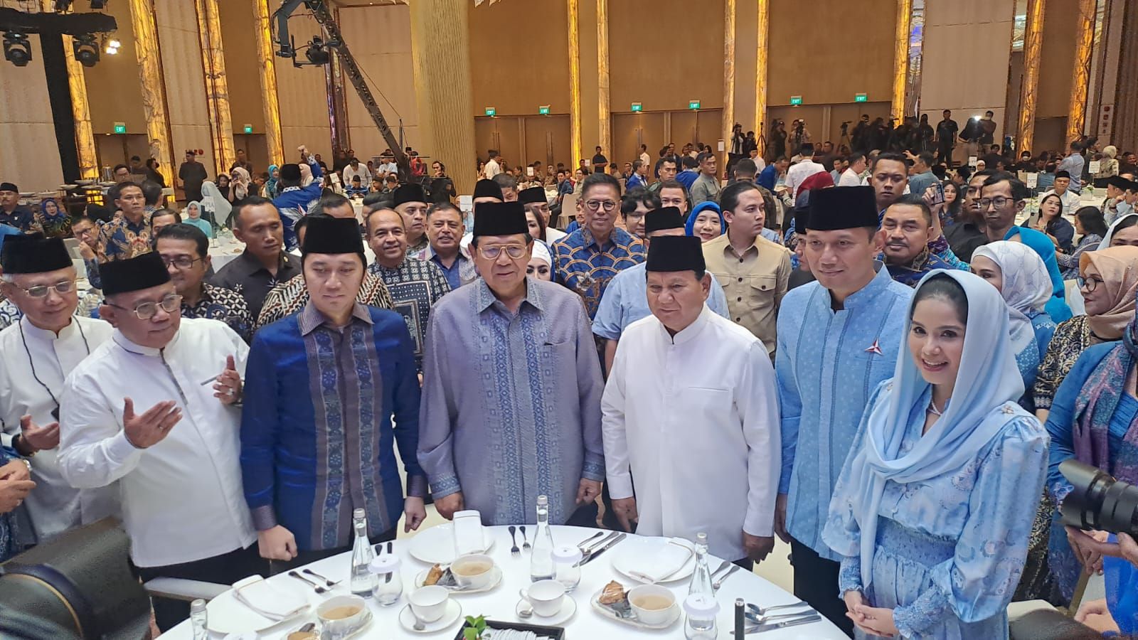 Prabowo Buka Puasa Bareng Demokrat, Semeja dengan SBY, AHY, Ibas