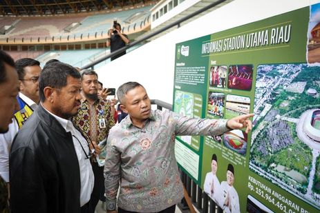 Didukung Komisi V DPR, Gubri Abdul Wahid Inisiasi Pengembangan Kawasan Bisnis di Stadion Utama Riau