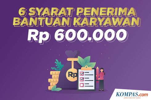 INFOGRAFIK: 6 Syarat Penerima Bantuan Karyawan Rp 600.000