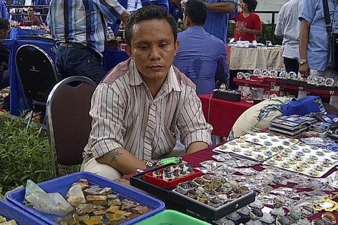Penjual Akik Raup Puluhan Juta Rupiah dari Kongres IV Partai Demokrat