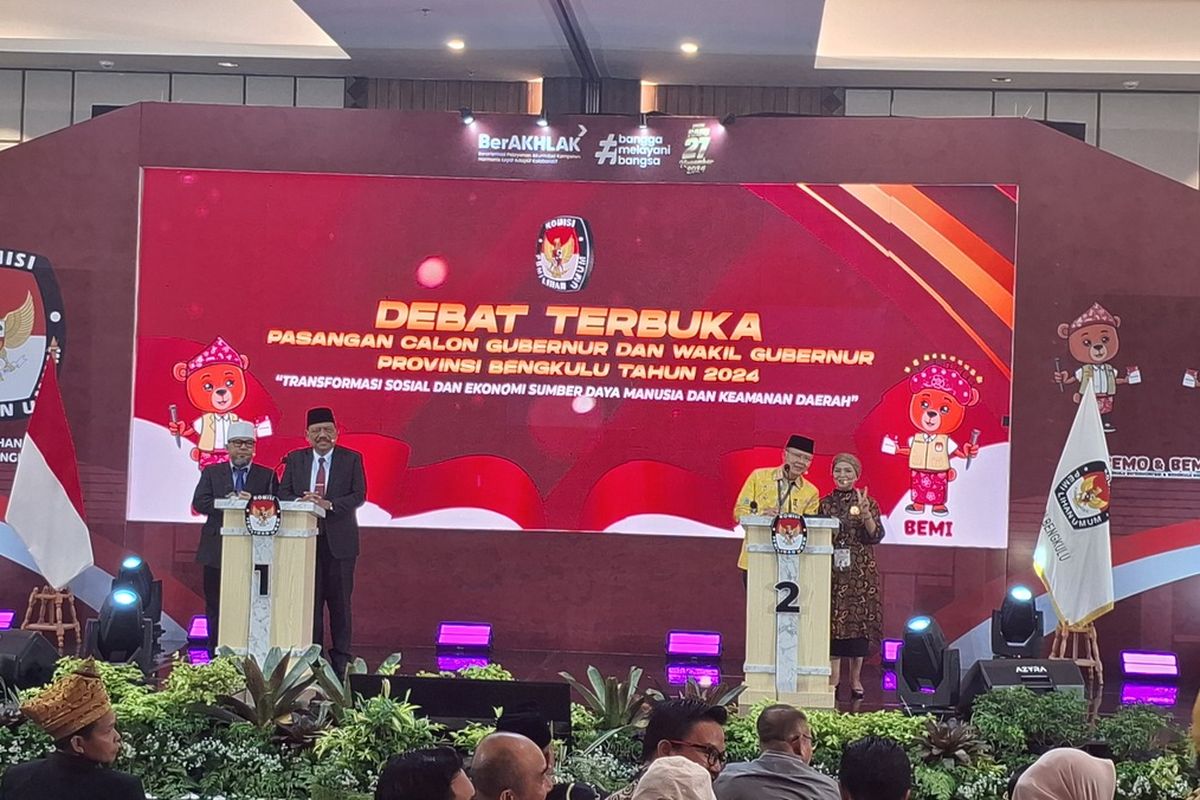 Debat Pilkada Bengkulu, Helmi-Mian Andalkan Koneksi Presiden