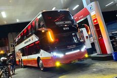 Bus Tingkat PO Harapan Jaya Balutan Bodi SR3 Legacy Resmi Meluncur