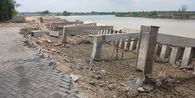 Mega Proyek Pelindung Tebing Bengawan Solo Senilai Rp 40 Miliar Kembali Rusak, Belasan Tiang Pancang Roboh