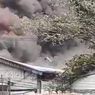 Lokasi Kebakaran Pabrik Paralon di Tangerang Bersebelahan dengan SPBU, Damkar Minta Aliran Bensin Dihentikan