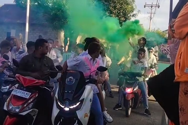 Pelajar SMA di Maluku Rayakan Kelulusan dengan Konvoi dan Pesta, Ini Respons Dinas Pendidikan