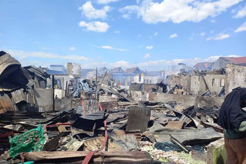 Kebakaran Landa Permukiman Padat Penduduk di Makassar, 87 KK Kehilangan Tempat Tinggal