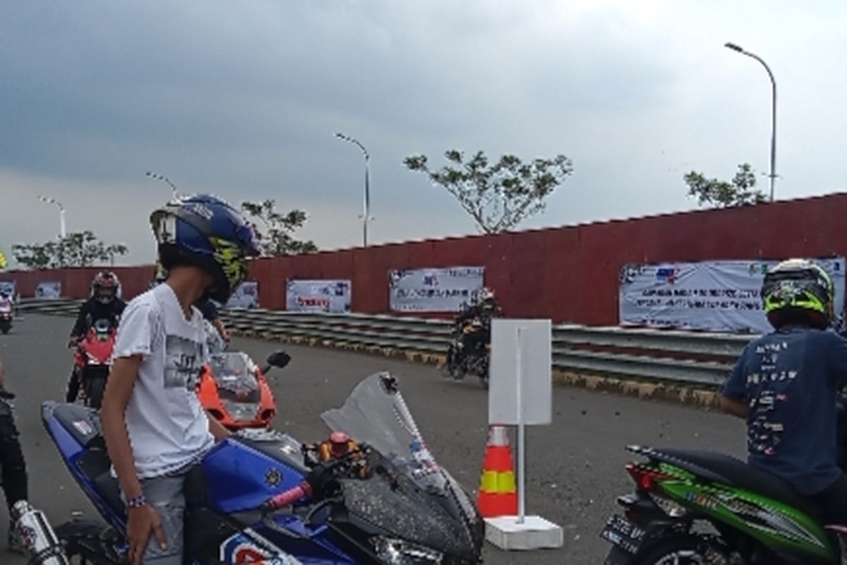 Lebih Heboh, Peserta Uji Mesin Sejak Pagi di Hari Kedua Street Race BSD Tangerang, Sabtu (23/4/2022)