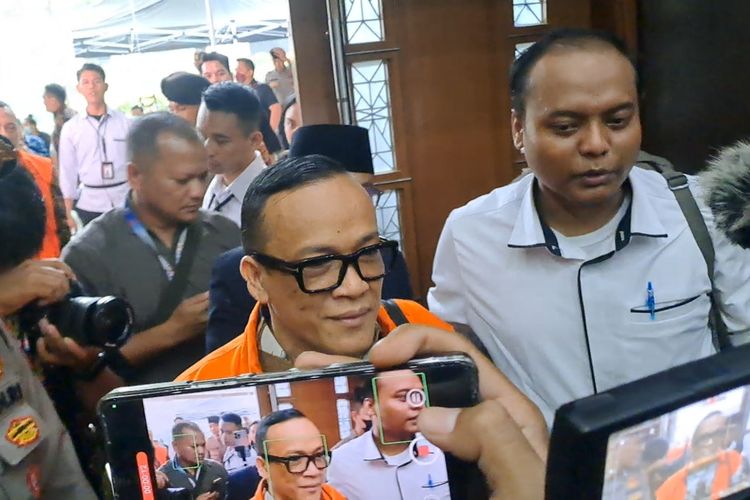 Mantan Wakil Menteri Ketenagakerjaan, Immanuel Ebenezer alias Noel, di Pengadilan Negeri Jakarta Pusat, Senin (30/3/2026).
