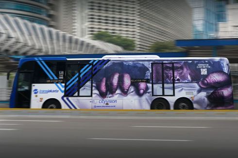 Teken Kerja Sama dengan TransJakarta, Moving Billboards City Vision Siap Dominasi Jalan Sudirman
