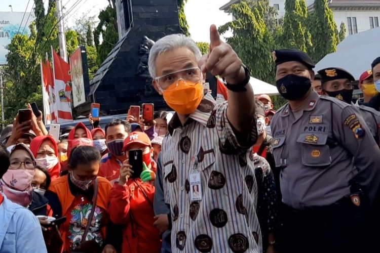 Gubernur Jawa Tengah Ganjar Pranowo