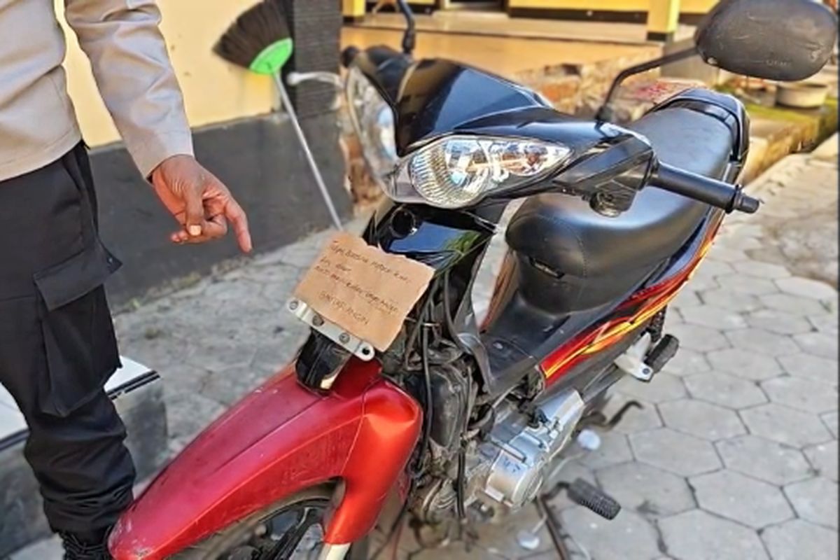 "Tolong Dikembalikan, Saya Khilaf", Kisah Maling Motor di Ponorogo yang Pulangkan Hasil Curiannya