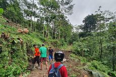 Longsor di Gunungkidul, Puluhan KK Harus Jalan Memutar, Bukit Retak Menjadi Ancaman