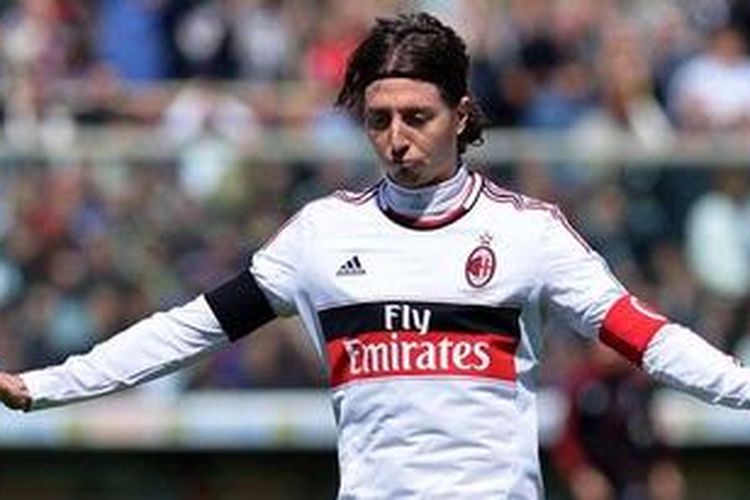 Gelandang AC Milan, Riccardo Montolivo.