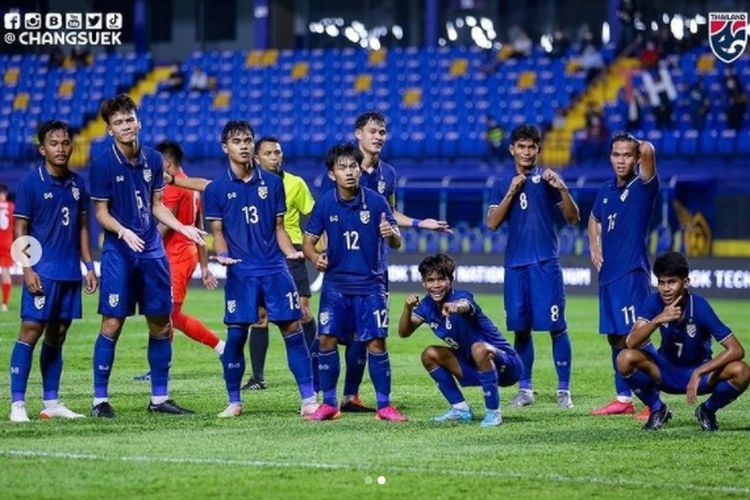 Pemain timnas Thailand U23 untuk Piala AFF U23 2022 di Kamboja.