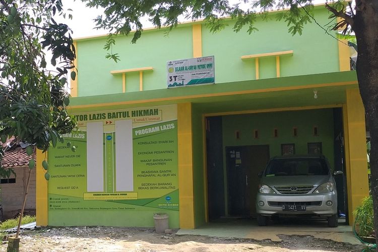 Kantor yayasan dakwah tempat terduga jaringan teroris, SKR mengajar ngaji para santri di Desa Duyungan, Kecamatan Sokosewu, Bojonegoro