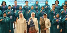 Iriana Jokowi hingga Ketua TP-PKK Sumsel Meriahkan Peringatan HKG Ke-51 PKK Nasional di Medan