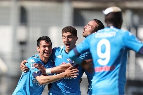 Klasemen Liga Italia - Napoli Menang, AC Milan Terlempar dari 4 Besar