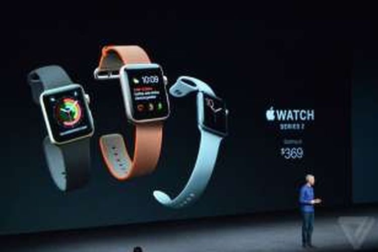 Apple memperkenalkan smartwatch seri baru iWatch yang disebut Series 2 pada Kamis (7/9/2016).
