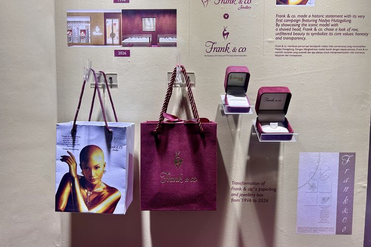 Pameran imersif 30 Years of Love Frank & co., di Gedung A.A. Maramis, Jakarta Pusat, Kamis (23/4/2026).