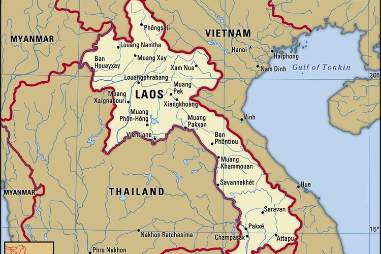 Peta Laos
