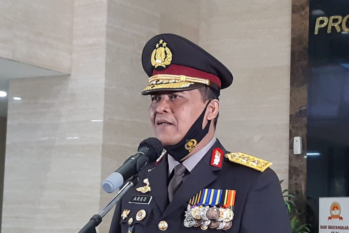 Kadiv Humas Polri Irjen Argo Yuwono di Gedung Bareskrim Polri, Jakarta Selatan, Rabu (1/7/2020).