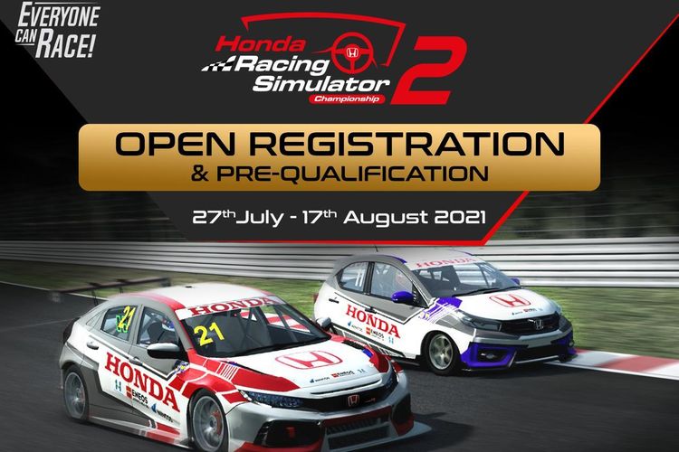  PT Honda Prospect Motor kembali menggelar Honda Racing Simulator Championship (HRSC) musim kedua yang akan digelar secara virtual mulai 21 Agustus mendatang. 
