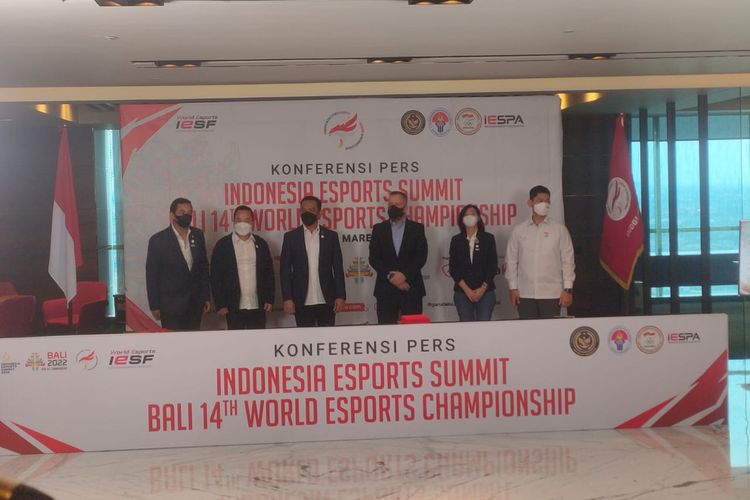 Pengurus Besar Esport Indonesia (PBESI) menerima kunjungan dari Sekjen Internasional Esports Federation (IESF), Boban Totovsky, di Jakarta, Jumat (11/3/2022).