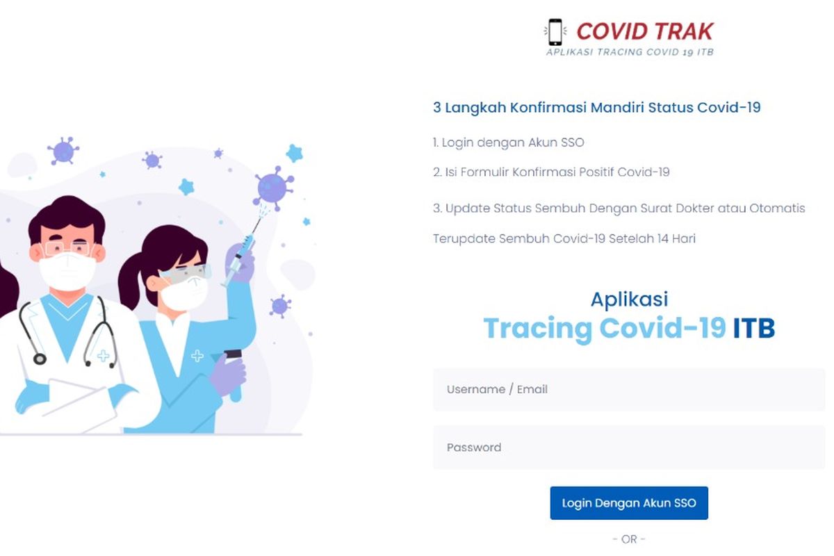 ITB Luncurkan Aplikasi Covid Trak, Mudahkan Tracing Penyebaran Omicron