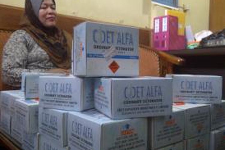 Ribuan detonator aktif yang dikemas dalam 30 dos, berhasil diamankan Polsek Pelabuhan Kota Parepare, Sulawesi Selatan, yang dibawa oleh ibu paruh baya asal Kabupaten Bone, siang tadi