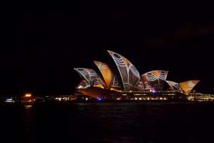 Kilau Aborigin Dan Jeritan "I Love You" Di Vivid Sydney Halaman All -  Kompas.com