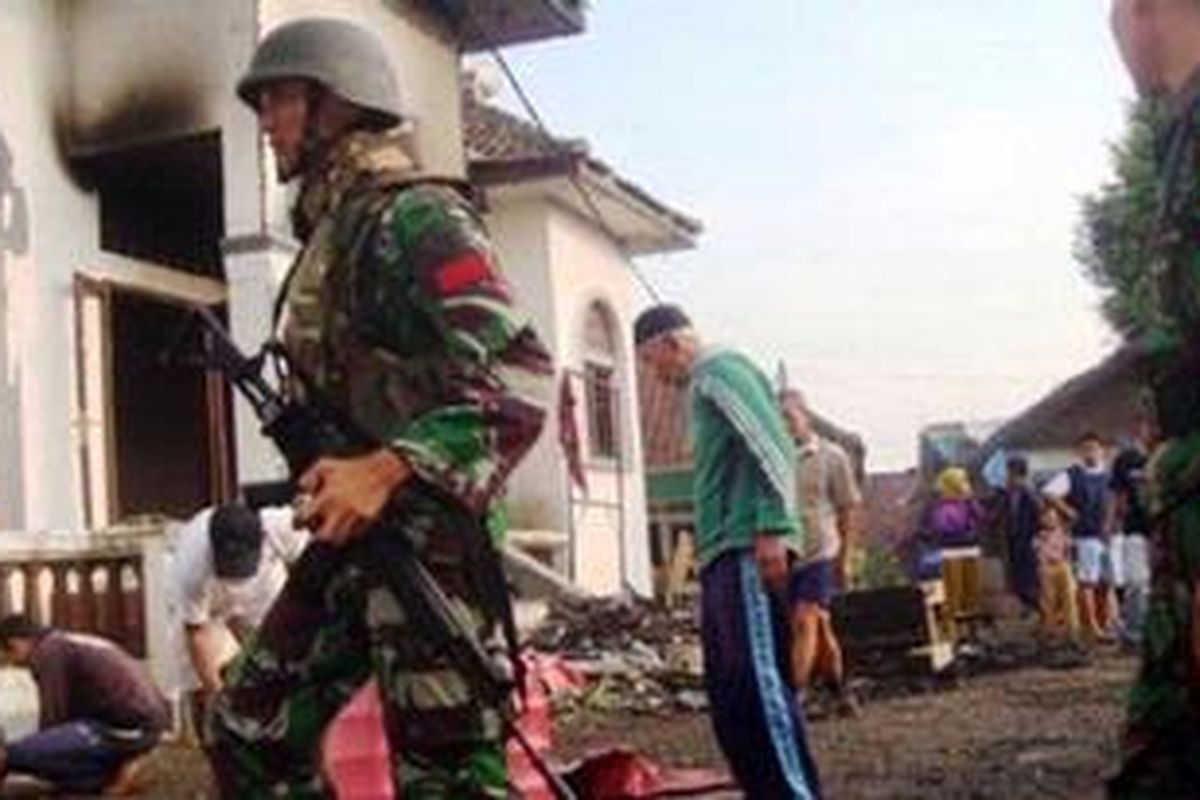 Aparat berjaga-jaga pascakerusuhan