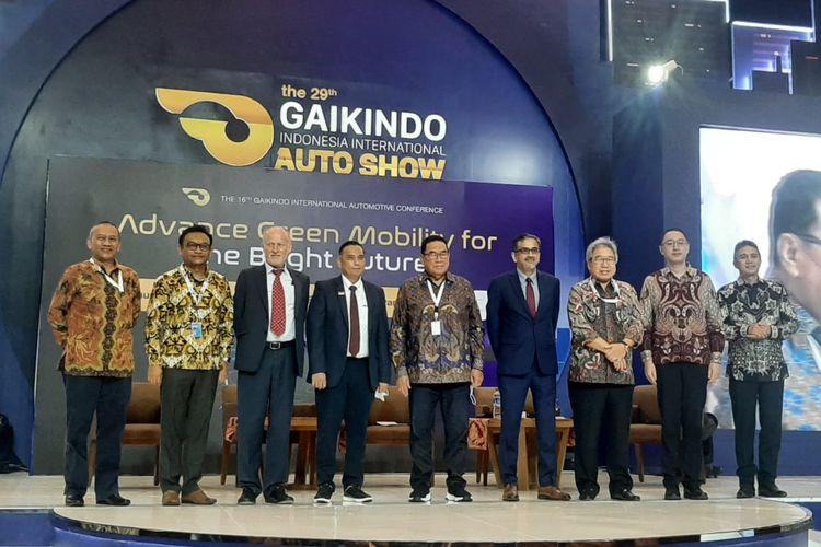 Seminar Gaikindo International Automotive Conference (GIAC) ke-16 bertajuk Advance Green Mobility for The Bright Future di ICE BSD City, Tangerang, Kamis (18/8/2022)