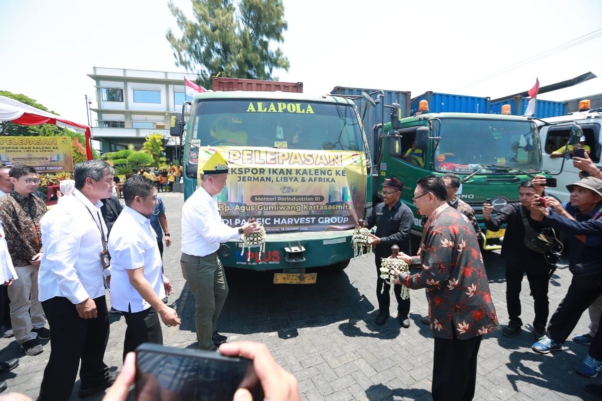 Menperin gelar pelepasan ekspor ikan sarden Banyuwangi ke Jerman.