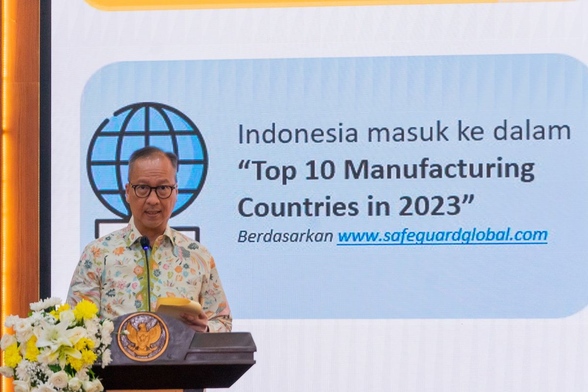 Menperin Agus Gumiwang Kartasasmita sebut Kemenperin endus sinyal positif manufaktur Indonesia di tengah suasana pemilu dan pilpres 2024. 