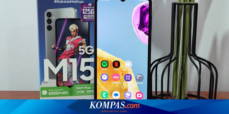 Samsung Galaxy M15 5Gの開封と試用 インドネシアでの価格は200万インドネシアルピア