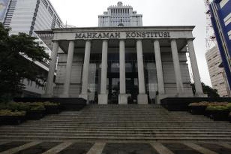Gedung Mahkamah Konstitusi, Jakarta, Selasa (21/1). Kompas/Lucky Pransiska (UKI) 