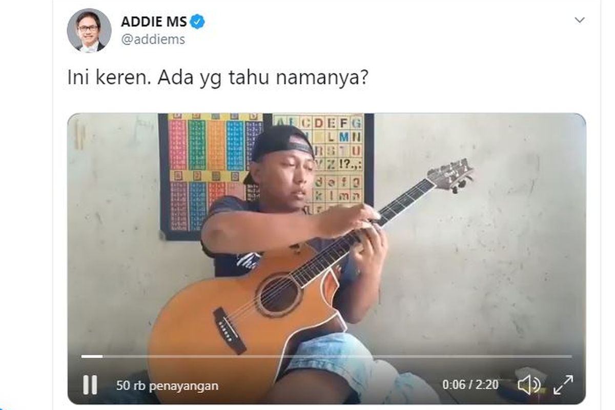 Musisi Addie MS mencari Alip, pria yang memliki bakat luar biasa bermain gitar. 