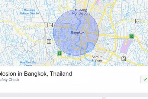 Facebook Safety Check Tertipu Berita Lawas Bom di Bangkok