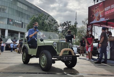 Cobain Gelis Mini Jeep, Asik Buat Mainan