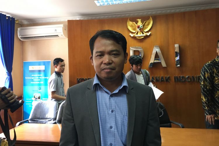 Ketua Komisi Perlindungan Anak Indonesia (KPAI) Susanto saat ditemui di Kantor KPAI, Jakarta Pusat, Senin (11/9/2017).